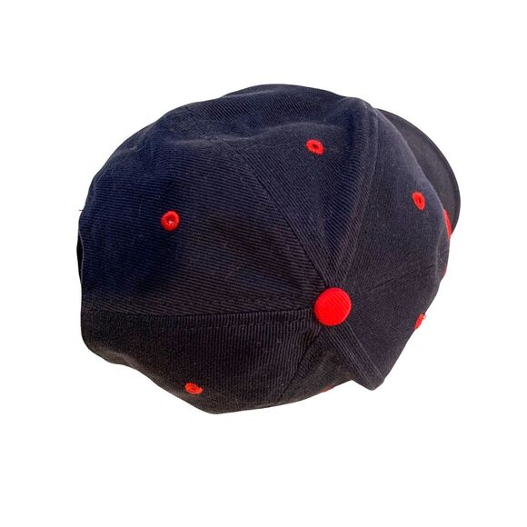 Boston Red Sox T.E.I. Mens Baseball Cap Blue 6 Panel Hook Loop 100% Cotton XS - Picture 3 of 10